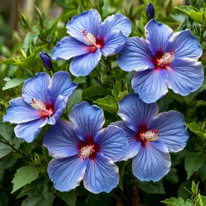 Гибискус садовый Блуминг Квин купить по цене от 259р. в интернет-магазине «Посадика» с доставкой почтой в в Усть-Катаве и по всей России – [изображение №1].