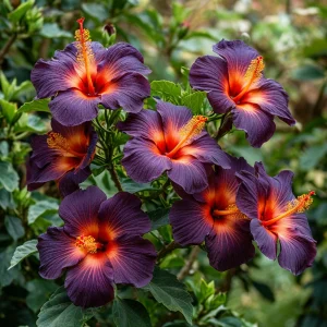 Гибискус Вивида Флэр купить по цене от 279р. в интернет-магазине «Посадика» с доставкой почтой в в Усть-Катаве и по всей России – [изображение №1].