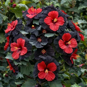 Гибискус Шиммеринг купить по цене от 720р. в интернет-магазине «Посадика» с доставкой почтой в в Усть-Катаве и по всей России – [изображение №1].