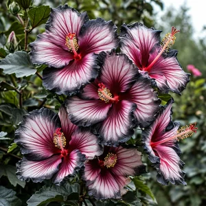 Гибискус садовый Самер Бридж купить по цене от 306р. в интернет-магазине «Посадика» с доставкой почтой в в Усть-Катаве и по всей России – [изображение №1].