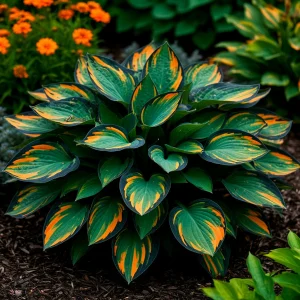 Хоста Бархатный Полог купить по цене от 560р. в интернет-магазине «Посадика» с доставкой почтой в в Усть-Катаве и по всей России – [изображение №1].