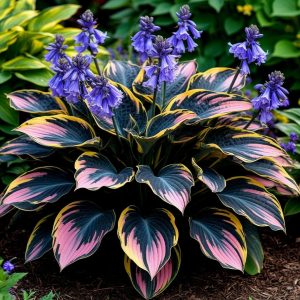 Хоста Пайн Эхо купить по цене от 699р. в интернет-магазине «Посадика» с доставкой почтой в в Усть-Катаве и по всей России – [изображение №1].