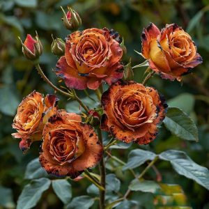 Роза плетистая Оранжевый Бриллиант купить по цене от 450р. в интернет-магазине «Посадика» с доставкой почтой в в Усть-Катаве и по всей России – [изображение №1].